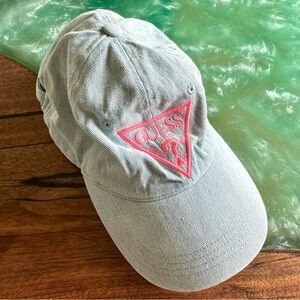 Guess - Y2K Neon Pink & Blue Vintage Baseball Hat